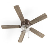 52" Oil-Rubbed Bronze 5 Blade Ceiling Fan Ceiling Fans Room Decor Home Fan  Ceiling Fan with Led Light