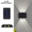 LED Solar Wall Lamp Outdoor Wall Light Ip65 Waterproof Garden Decoration Balcony Yard Street Decors Lamps Outside Sunlights