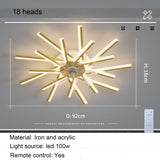 New Nordic Ceiling Fan Living Room Led Invisible Fan Lamp Ceiling Bedroom Fan Remote Control Reversible Blades Fans 110V 220V