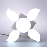 45W 50W 55W E27 LED Garage Light Foldable Fans Blade Workshop Ceiling Lights Fixture Deformable Lamp Industrial Lighting