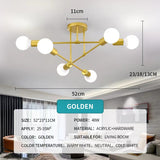 Modern Creative LED Chandelier Lighting Warm Romantic Minimalist for Bedroom Personality Living Room Dining Room Ceiling Lamp
