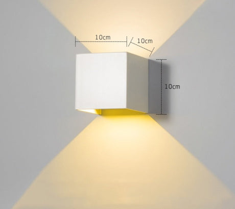 Magdalyn Outdoor Wall Lamp Aluminum Home Decoration Porch Sconce Up Down Building Fixtures  Nordic Interior Waterproof Led Light