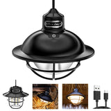 New Vintage Style LED Portable Lantern Built-in 18650 Battery 1200Mah Camping Light 3 Lighting Modes Outdoor Tent Torch Light