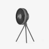 USB Tripod Floor Camping Fan With Power Bank LED Light Rechargeable Desktop Portable Circulator Wireless Ceiling Electric Fan