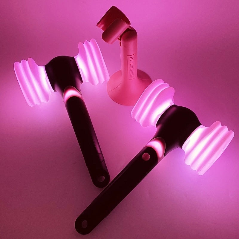 Black Pink Light Stick Korea Kpop Ver 2 Lightstick LED Bluetooth Stick Luminous Rod Concert Lamp Hiphop Flash Aid Rod Fans Gift