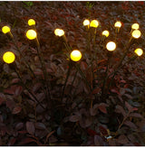 LED Light Outdoor Solar  firefly lamp Waterproof Garden  Home Camping Exterior Decoration Motion Sensor  floor lamp