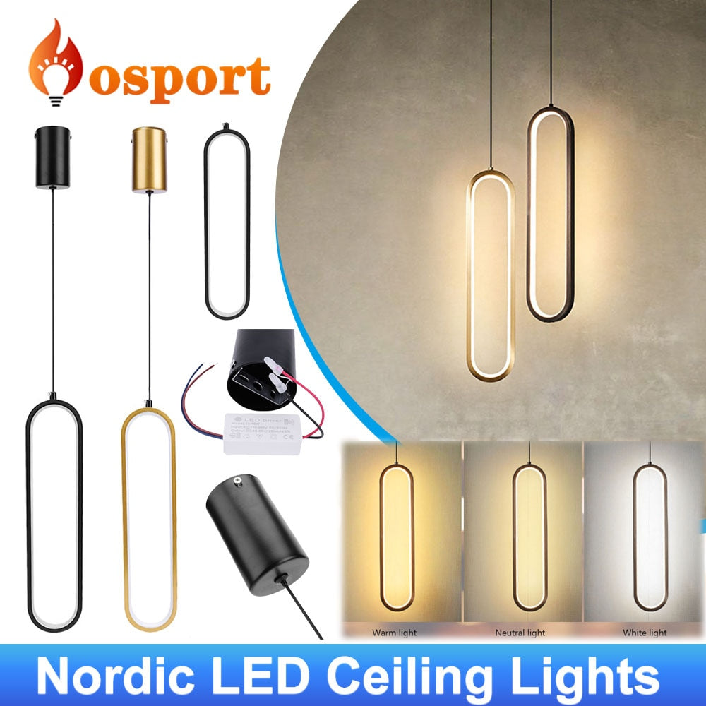Nordic Chandelier Lights LED Ceiling Lights Warm White Hanging Lamp for Bedroom Bedside Dining Room Pendant Lamp Decoration