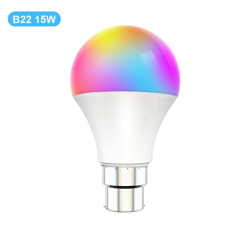 CORUI Tuya WiFi E27 B22 Smart Dimmable Bulb RGBCW 100-240V LED Light Smart Life App Control Support Alexa Google Home Alice