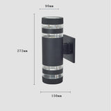 E27 Lights Lighting Outdoor Wall Light Waterproof Up Down Aluminum Garden Light Wall Lamp Corridor Lighting EU US