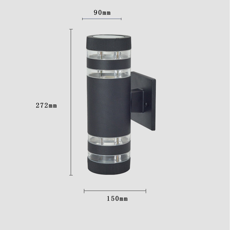 E27 Lights Lighting Outdoor Wall Light Waterproof Up Down Aluminum Garden Light Wall Lamp Corridor Lighting EU US