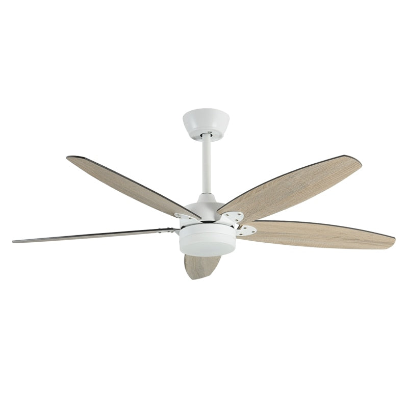 52 Inch Led Ceiling Fan Lamp Roof Home Fans Modern Indoor Decorate Plywood Blade Dc Ceiling Fan With Remote Control Ventilador