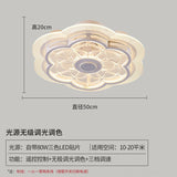 110V / 220V Nordic light with fan Ceiling Fan Lamp Invisible Restaurant Living Room Fan Home Decor chandelier fan ceiling