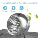 Hon&Guan 4-12inch Stainless Steel Wall Ceiling Air Ducting Ventilation Exhaust Grille Cover Outlet Heating Cooling & Vents Cap