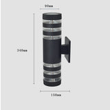 E27 Lights Lighting Outdoor Wall Light Waterproof Up Down Aluminum Garden Light Wall Lamp Corridor Lighting EU US