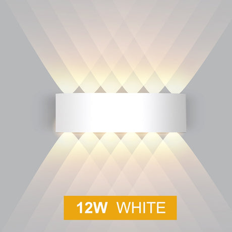 LED Wall Lamp,IP65 Waterproof Aluminum Interior or outdoor Lighting Lights for courtyard Bedroom wall Stairs ,Led Wall Light