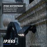 Powerful Solar Powered Led Wall Light Outdoor Motion Sensor Waterproof IP65 Lighting for Garden Path Garage Yard Street Lamps