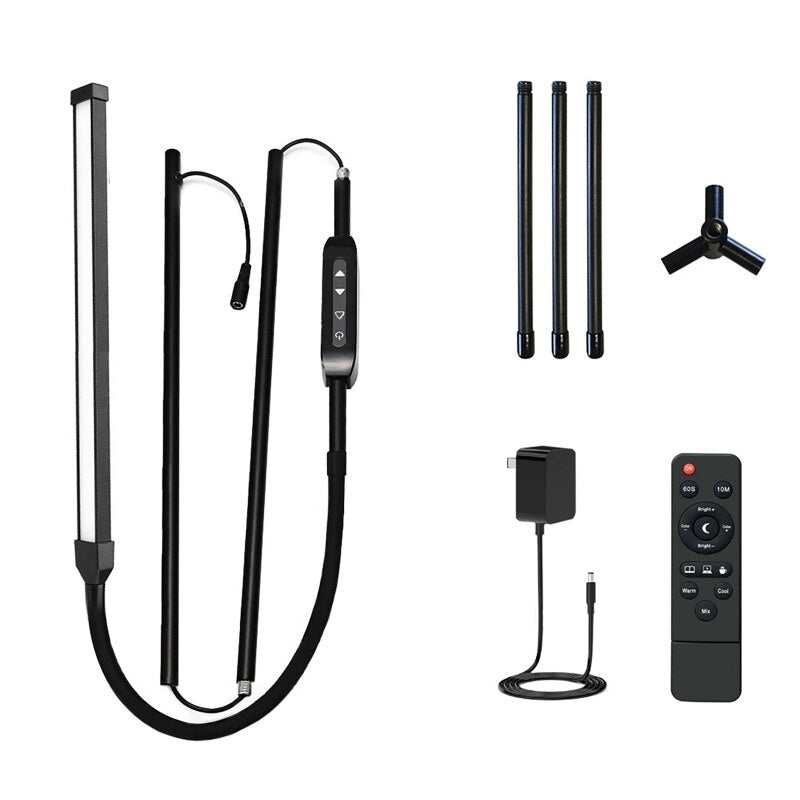 LED Floor Lamp for living room Indoor lighting stand Adjustable Gooseneck Dimmer Reading Light Standing Lamps Living room