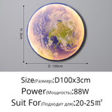 Modern LED Wall Lamp Moon Indoor Lighting For Bedroom Living Hall Room HOME Decoration Fixture Lights decorate Lusters Lamps