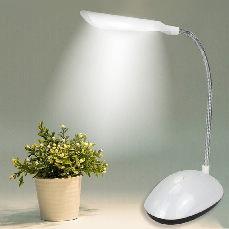 Table Reading Lamp For Study LED Desk AAA Battery Powered Lamp No Include Dimmiable Mini Smart Rechargeable Eye Protection Lamp