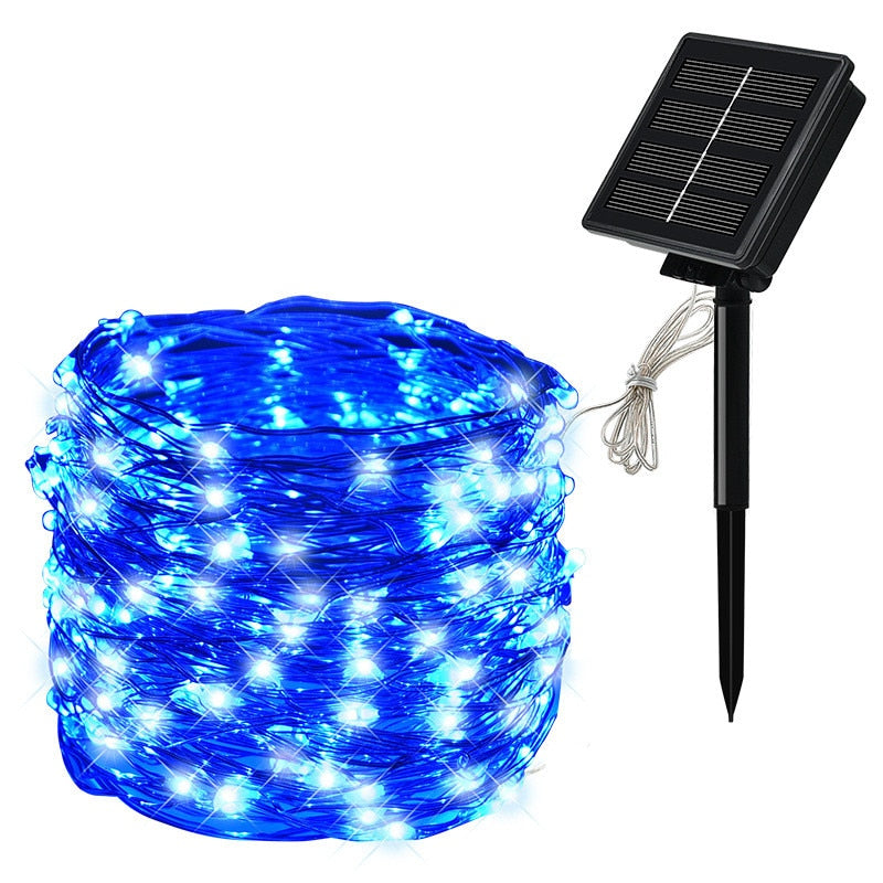 Solar String Fairy Lights 5m 50LED / 30M 300 LED Waterproof Outdoor Garland Solar Power Lamp Christmas For Garden Decoration