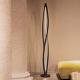 Italian design art floor lamp postmodern minimalist living room restaurant exhibition hall creative spiral floor lamp