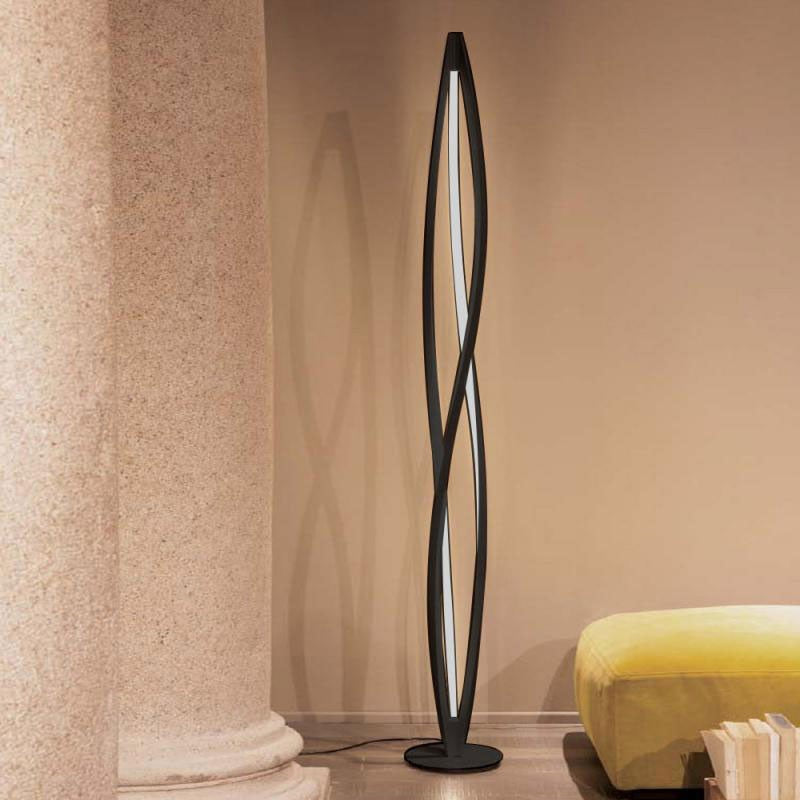Italian design art floor lamp postmodern minimalist living room restaurant exhibition hall creative spiral floor lamp