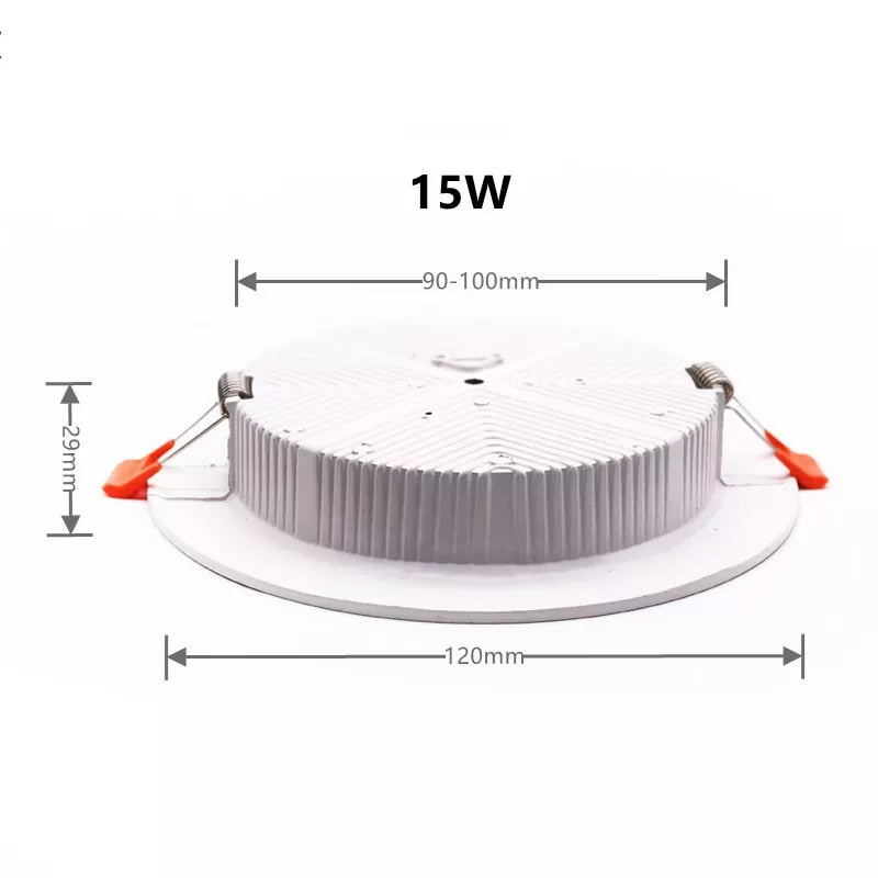 5W-36W Ceiling Light Recessed LED Spotlight Down Light AC 90-260V for Living Room and Shopping Mall Lighting