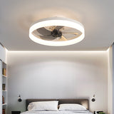 LED Ceiling Light Fans AC DC Fan Bedroom Lamp Lighting For Living Room Decorative Lamps Ventilated Silent With Remote Control