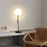 Minimalist White Glass Floor Lamp Living Room Bedroom Bedside Modern Lighting G9 Bulb White Resin 100-240V