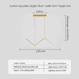 Modern LED Pendant Light Minimalist Chandelier For Dinning Room Kitchen Bar Restaurant Home Decor Led Lighting Remote Control