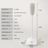 Office Bright Table Lamp Rechargeable Battery LED Stand Kids Desk Lamp Table Top Lanterns For Student Study Reading Book Lights
