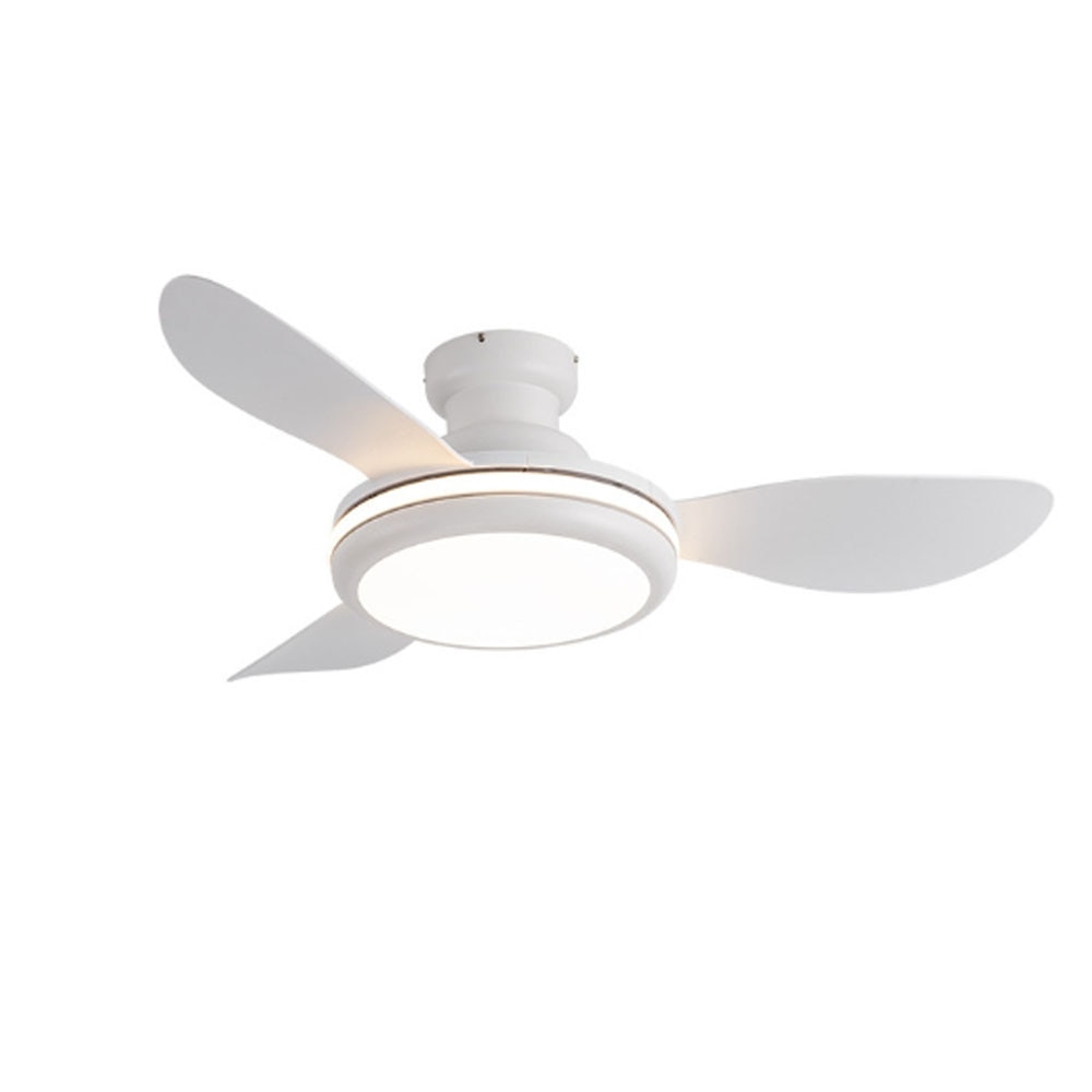 LED Ceiling Lamp Fan With Light DC Lighting Remote Control 220v Lights Modern Bedroom Hanging For Living Room Home Silent Lamps