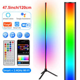 Leclstar Modern LED Floor Lamps RGB Lamp Indoor Lighting Atmospheric Bluetooth Remote Control Stand Light Home Living Room Decor