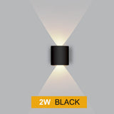 IP65 LED Wall Lamp Outdoor Waterproof Garden Lighting  Aluminum AC86-265 Indoor Bedroom Living Room Stairs Hallway Wall Light