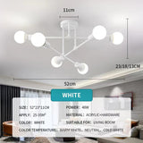 Modern Creative LED Chandelier Lighting Warm Romantic Minimalist for Bedroom Personality Living Room Dining Room Ceiling Lamp