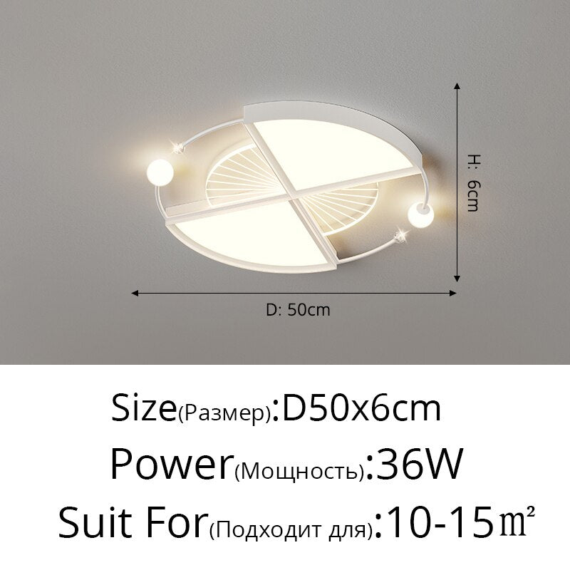 Modern Simple Led Ceiling Lamp Atmospheric Living Room Bedroom Ceiling Lamp 2023 New Main Light Home Indoor Lighting Decor Lamps