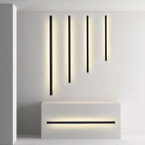 Modern Black LED Wall Lamp for Dining room Living Room Decoration LED Long Strip Wall Lights Staircase Corner Wall Lamp