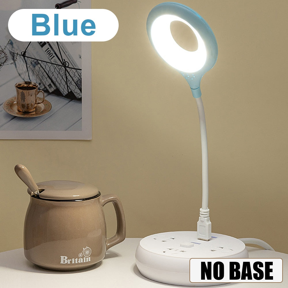 LED Table Lamp Portable Night Light Lamp Freely Foldable Desk Lamp USB Reading Talbe Lamp Eye Protection Saving Energy Desk Lamp