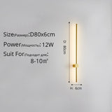 Simple Black White New Modern LED Wall Lights Living Study Room Bedroom Bedside Corridor Aisle Parlor Hall Lamps Indoor Lighting