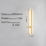 Simple Black White New Modern LED Wall Lights Living Study Room Bedroom Bedside Corridor Aisle Parlor Hall Lamps Indoor Lighting