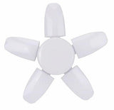 E27 LED Bulb Fan Blade Timing Lamp 220V 110V 60W Foldable Led Light Bulb Lampada For Home Ceiling Light With Remote Controller