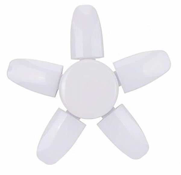 E27 LED Bulb Fan Blade Timing Lamp 220V 110V 60W Foldable Led Light Bulb Lampada For Home Ceiling Light With Remote Controller