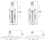 Super Bright LED Light Bulbs Industrial Lighting E27 Ceiling Fan LED Garage Light Deformable Folding Lamp For Workshop Home