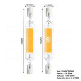 High Power LED R7s COB Glass Tube 118mm J118 78mm J78 COB Light Bulb AC1110V 120V 130V 220V 230V 240V Home Replace Halogen Lamp