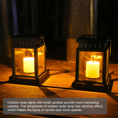 5pcs Solar Palace Lantern LED Lawn Lights Garden Decors Landscape Courtyard Outdoor Hanging Candle Lamps Floor Lights Navida