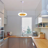 NEW LED Ceiling Fan Modern Lamp White Light 26cm for Bedroom Decoration Lighting Ceiling Fan with Lights Good Sleep AC85-265V