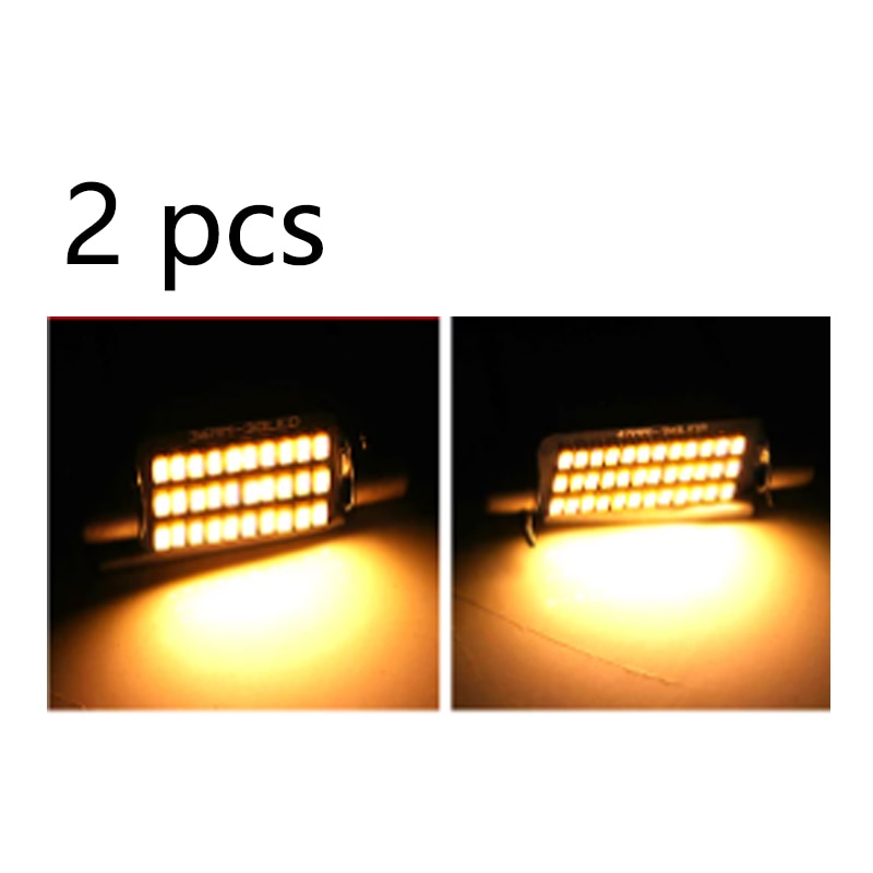 1X Festoon Car LED Interior Reading Light 4000K Warm White 6000K C5W C10W 31mm 36mm 39mm 41mm Auto Room Ceiling Dome Lamp 12V