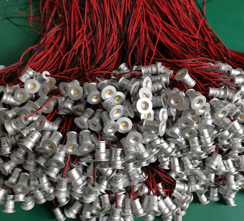 1W DC12V  IP65  Black, Mini Spotlight, Star Lamp, Downlight, DIY Small LED,120 Angle