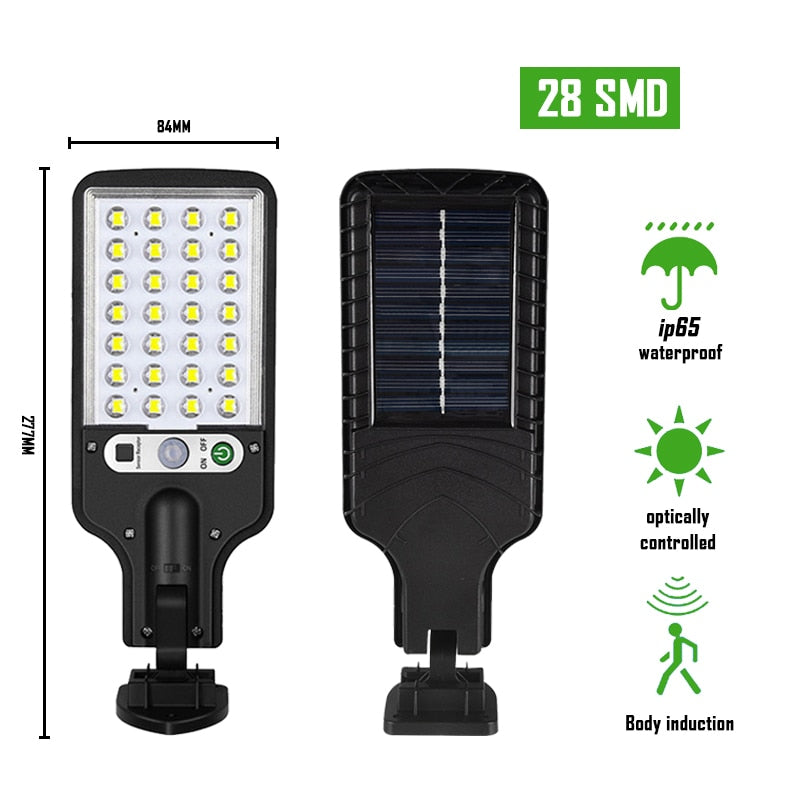 PIR Motion Sensor Street Lights Solar Led Light Outdoor Wall Lamp Waterproof Garden Decoration Patio Porch Garage Lighting