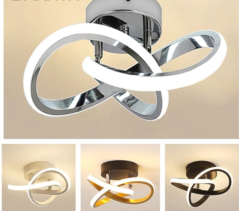 LED Strip Aisle Ceiling Lights Modern Minimalist Living Room Lamps For Balcony Entrance Staircase Home De'core Fixtures Led Luster